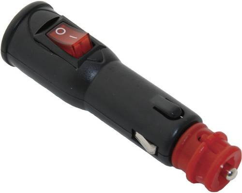 HP Universalstecker mit Schalter für Zigarettenanzünder und Normsteckdosen, Schwarz, max. 8A - Bild 1