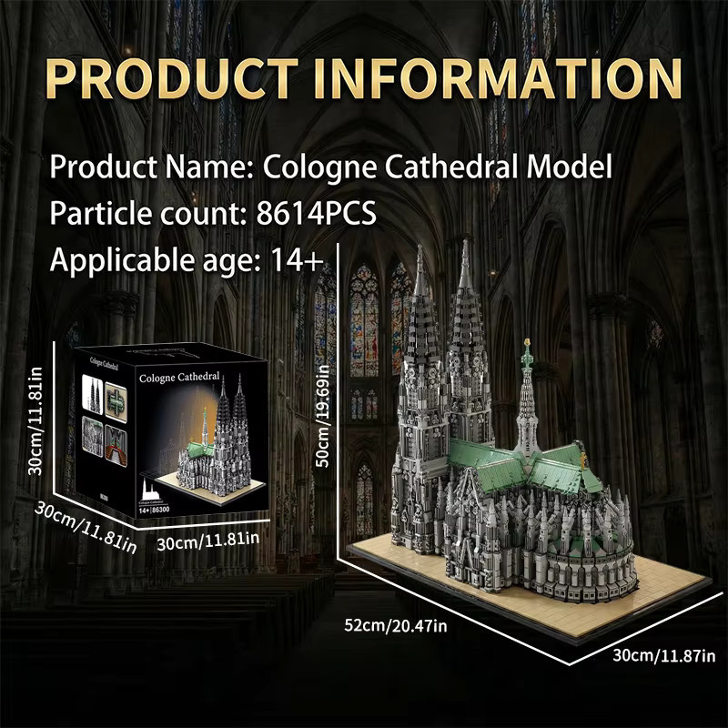 Barweer Kölner Dom, Bausteine, 8614 Teile, ab 14 Jahren - Bild 6