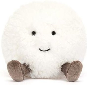 SH Home Decoration Weihnachts-Plüschkissen Sternenpuppe Lebkuchenhaus-Paar und Schneemann in Weiß - Bild 1