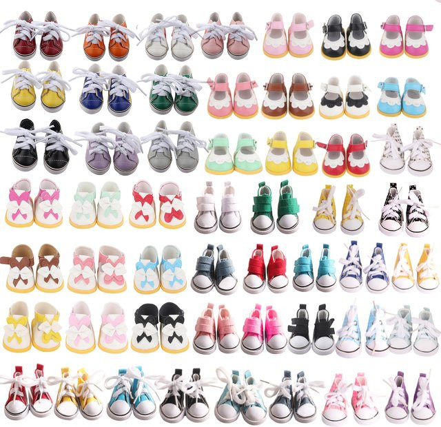 SHUKI Nancy Puppenschuhe Canvas Cotton Sneakers 14+y - Bild 1