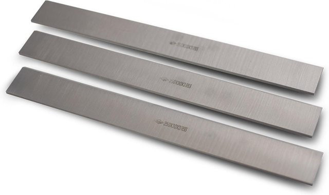 BAMATO Hobelmesserset 3-tlg. Silber B: 250 mm, H: 30 mm, T: 3 mm - Bild 1