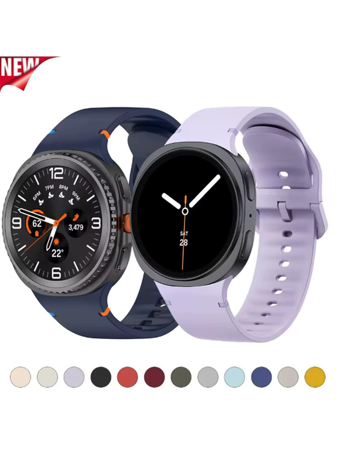 CAOWTAN Uhrenarmband Silikon, Schwarz, Unisex - Bild 6