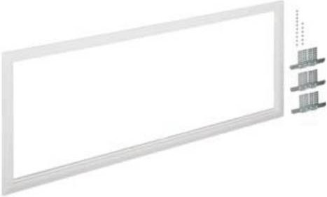 Hager Blendrahmen FZ015B universell 5-feldig aus Metall in Weiß für Schrankgröße 500 x 1300 mm - Bild 1