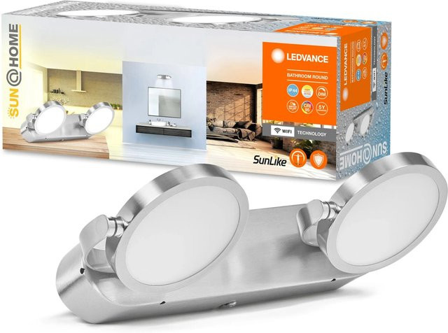 Ledvance Sun@Home Smart+ LED Badezimmerleuchte Silber Durchmesser: 30 cm - Bild 1
