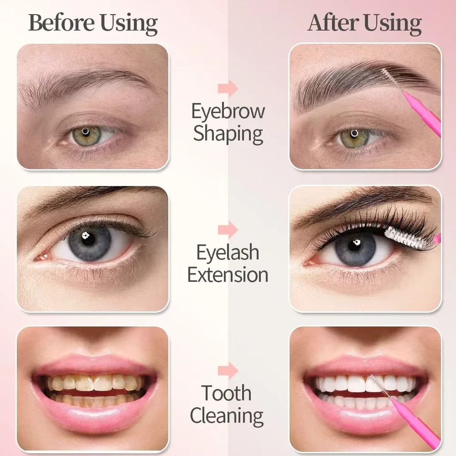 MAYOOC LASH Einweg Mini Augenbrauen- und Wimpernpinsel, Unisex - Bild 5