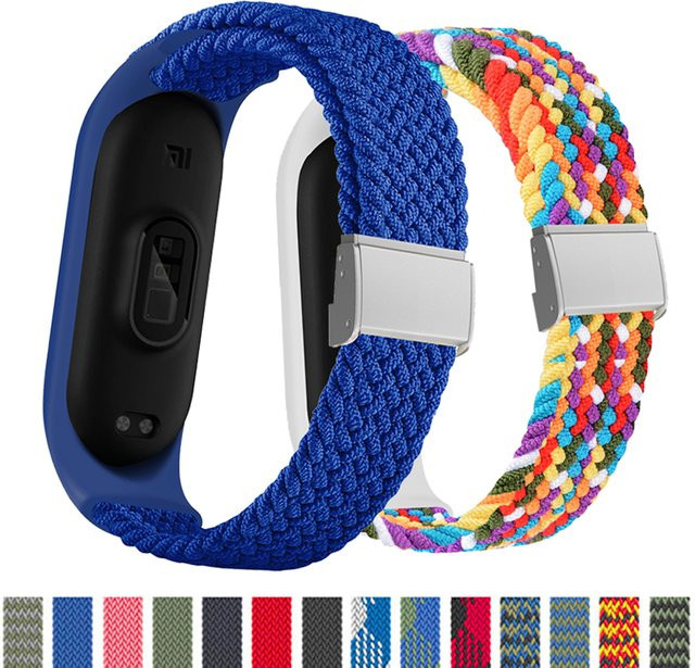 Xiaomi Uhrenarmband, Textil, Edelstahl, Bunt, Unisex - Bild 1