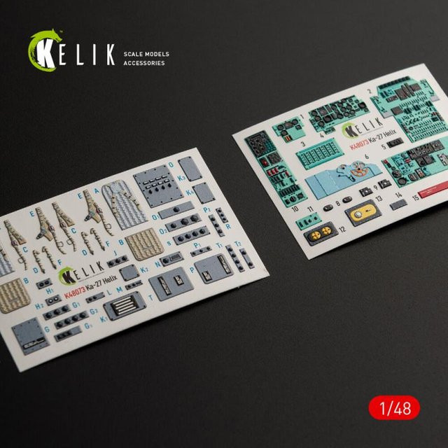 HobbyBoss Ka-27 Helix - Interior 3D-Decals - Bild 1