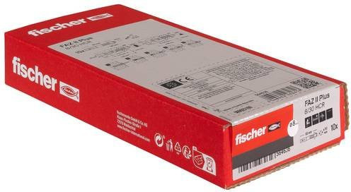 Fischer FAZ II Plus HCR Bolzenanker aus Edelstahl, Durchmesser: 8 mm, Länge: 95 mm, 10 Stück - Bild 1