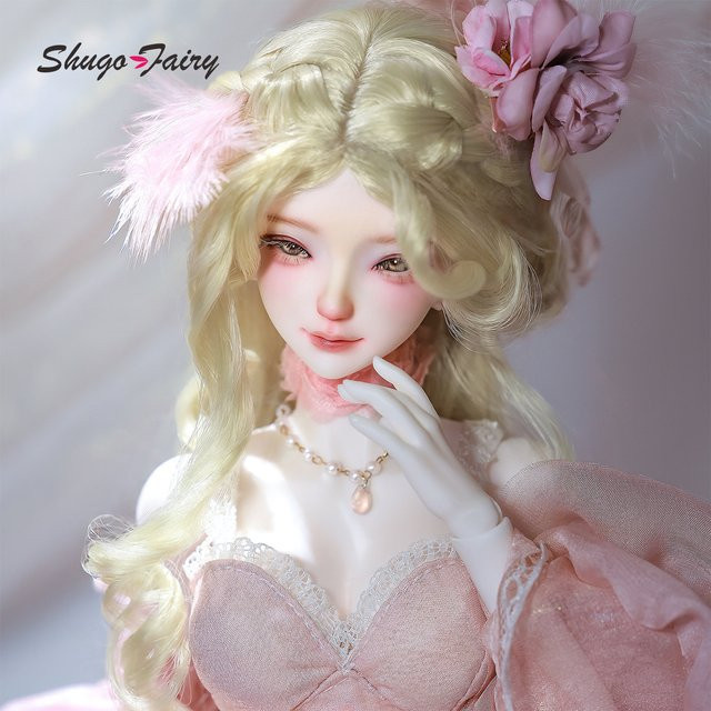 ShugaFairy Xana H 1/4 BJD Komplettset, Fantasy-Exotische Fee, Gelenkpuppe mit Rosa Outfit - Bild 1
