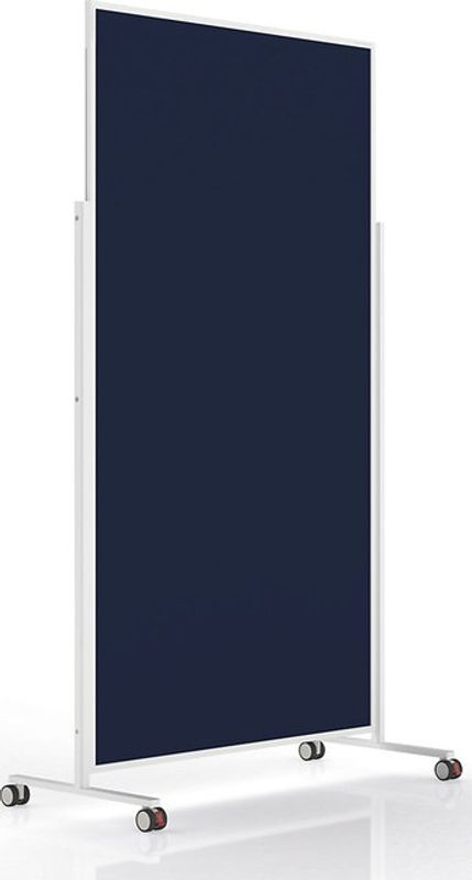 Magnetoplan mobile Moderationstafel VarioPin White, 2-seitig nutzbar, Blau/Weiß, B: 100 cm, H: 180 cm - Bild 2