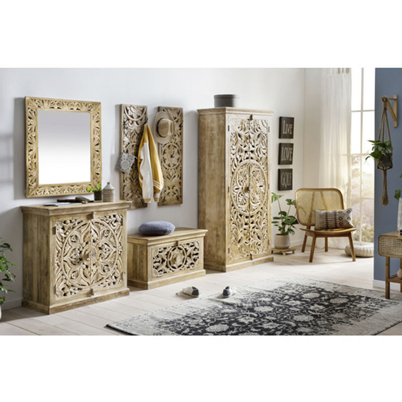 SIT Spiegel LAKADEE in Braun, rechteckig aus Holz, B: 68 cm, H: 79 cm - Bild 1