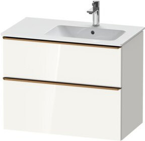 Duravit Waschtischunterschrank D-Neo Wandhängend Weiß Hochglanz B/T/H: 81 x 46,2 x 62,5 cm - Bild 1