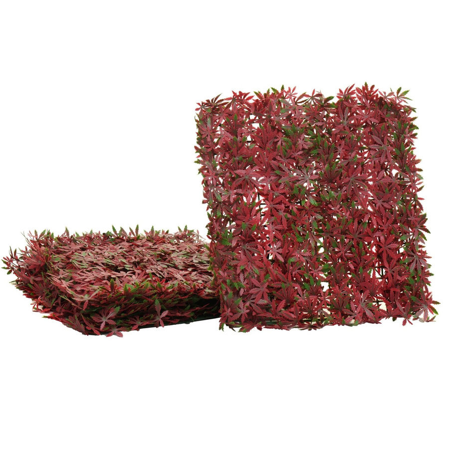 MCW Wandfliese L78 Sichtschutz für Terrasse und Balkon in Ahorn Rot, 4 Stück à 50 x 50 cm (Gesamtfläche 1 m²) - Bild 2