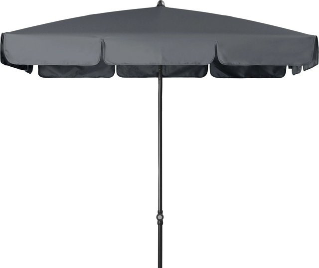 Doppler Balkonschirm Anthrazit mit Push-Up Mechanik B: 115 cm, H: 188 cm - Bild 1