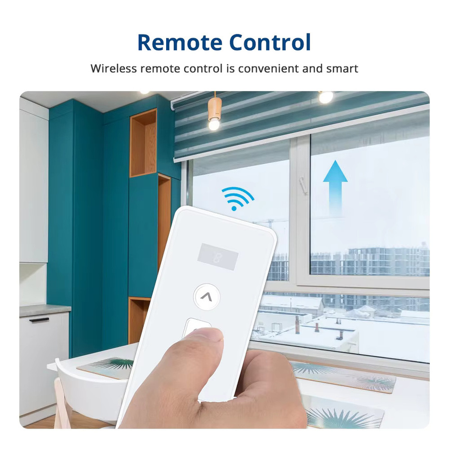 Zemismart WiFi 2N elektrischer Jalousienmotor für 38-mm-Rohrfenster mit Tuya-App, Alexa und Google Home Sprachsteuerung - Bild 4