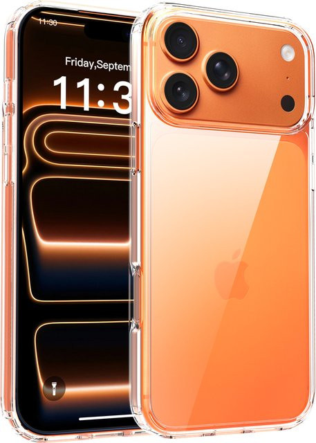 Stoßfeste und anti-vergilbende Klarsichthülle von NYFundas für iPhone 16E in Transparent - Bild 1