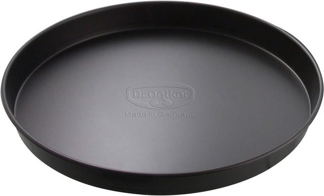 Dr. Oetker Pizzablech Tradition, rund, Schwarz, Durchmesser: 28 cm - Bild 1