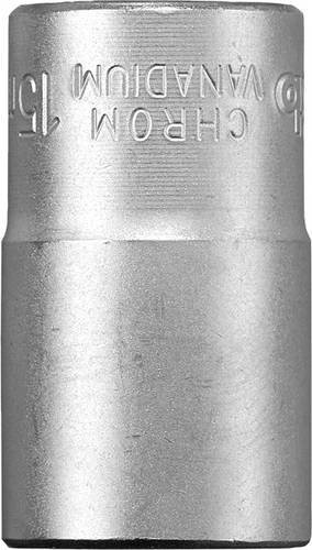 kwb Steckschlüsseleinsatz 15 mm 1/2 Zoll aus Chrom-Vanadium in Silber - Bild 1