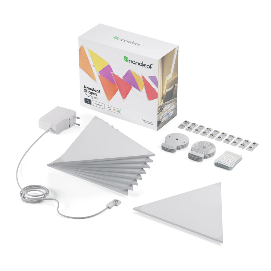 Philips Hue Wandleuchten Wandpaneel Triangle Starterset in Weiß - Bild 1