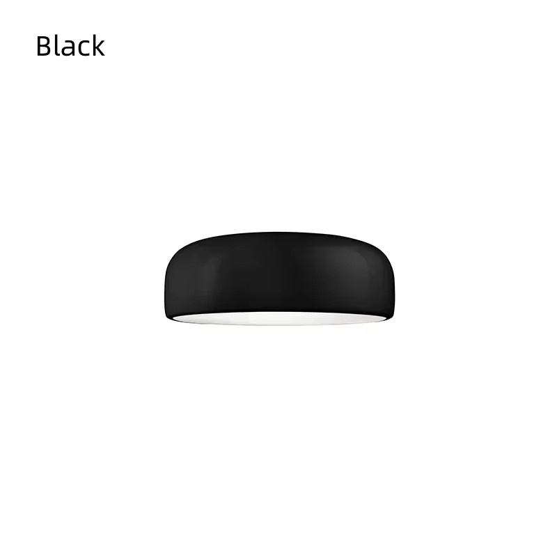 JIANKEXING Smithfield LED Deckenleuchte in Schwarz, minimalistisches rundes Design für Wohnzimmer, Esszimmer oder Schlafzimmer, warmweißes Licht - Bild 4