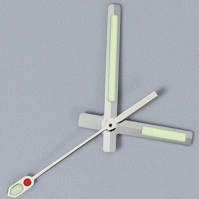 miaozhunke Zeiger für NH35 NH36, Silber, Grün Leuchtend, Unisex - Bild 1