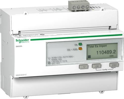 Schneider Electric A9MEM3355 Digitaler E-Zähler 125 A in Weiß - Bild 1