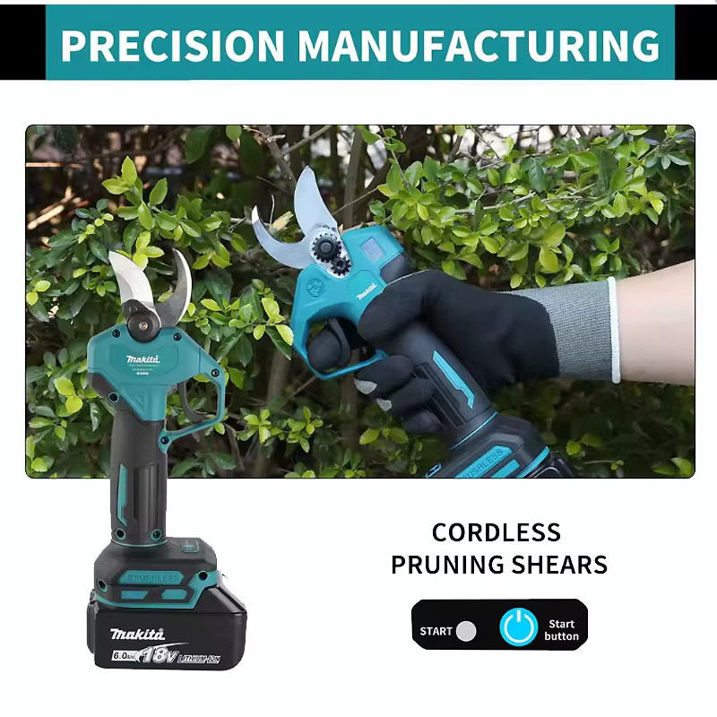 Makita 18V Akku Astschere Bürstenlos Kabellose Elektrische Gartenschere für Obstbäume und Äste - Bild 5