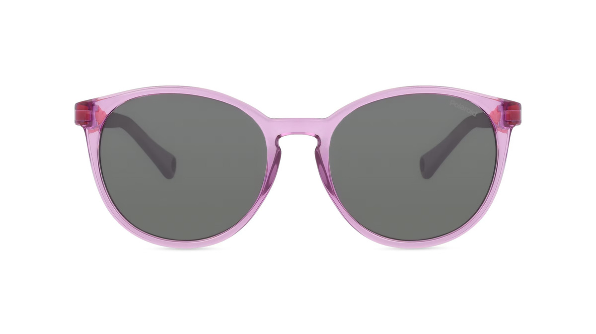 Polaroid PLD 8059/S Sonnenbrille, Vollrand, Panto, Kunststoff, Unisex, lila, grau - Bild 1
