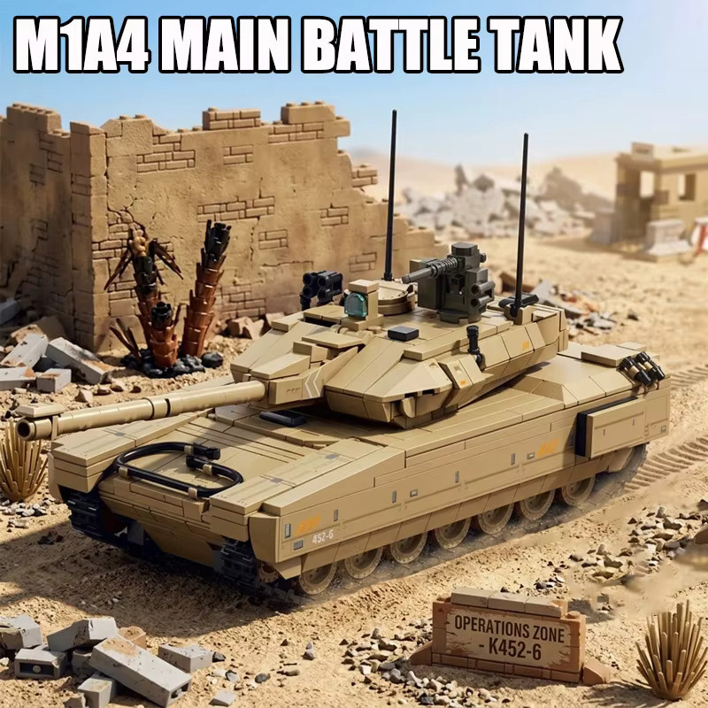BXA Delta Force M1A4 Hauptkampfpanzer Modellbausatz, 924 Teile - Bild 2
