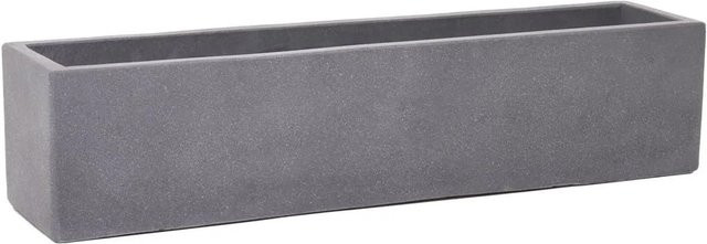 Vivanno Blumenkasten Flobo in Grau, B/T/H: 80 x 18 x 18 cm - Bild 1