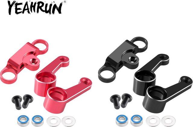YEAHRUN Sakura Cero Ultra Lenkarm, 2-teiliges Set, Aluminiumlegierung, Schwarz - Bild 1