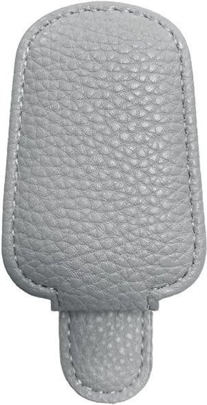 Motorgo Brillenhalter Leder, Grau - Bild 1