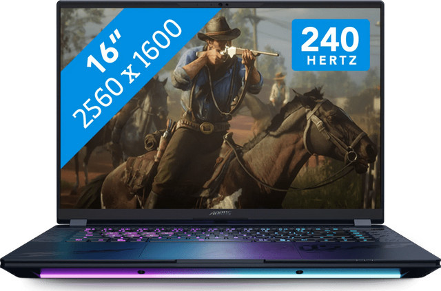 Gigabyte AORUS MASTER 16 BYH Gaming-Notebook mit Intel Core Ultra 9, 32GB RAM, 2TB SSD und RTX 5080 in Schwarz/Grau - Bild 1