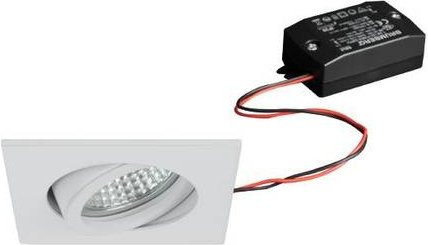 Brumberg LED-Einbauleuchte 38144173, quadratisch, Strukturweiß, Warmweiß, 6W - Bild 1