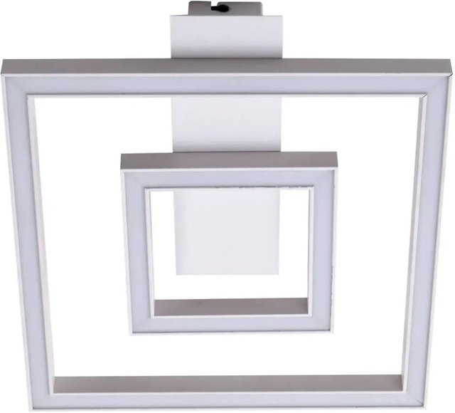 Lindby LED Deckenleuchte Madamo Modern Weiß aus Aluminium 2-flammig - Bild 1