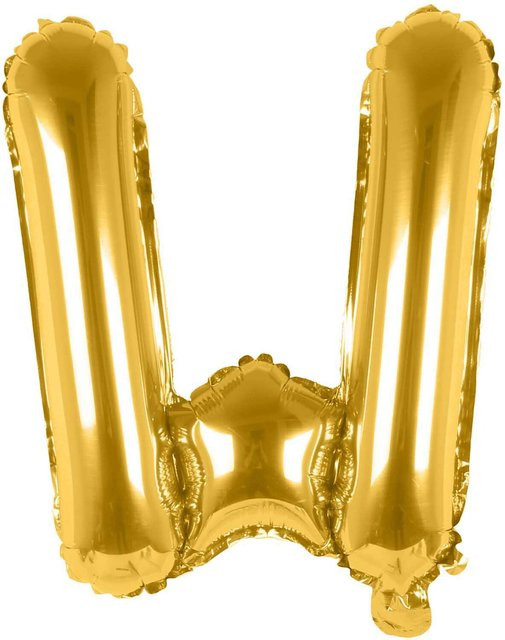Rico Design Folienballon Buchstabe in Gold, Höhe: 36 cm - Bild 1
