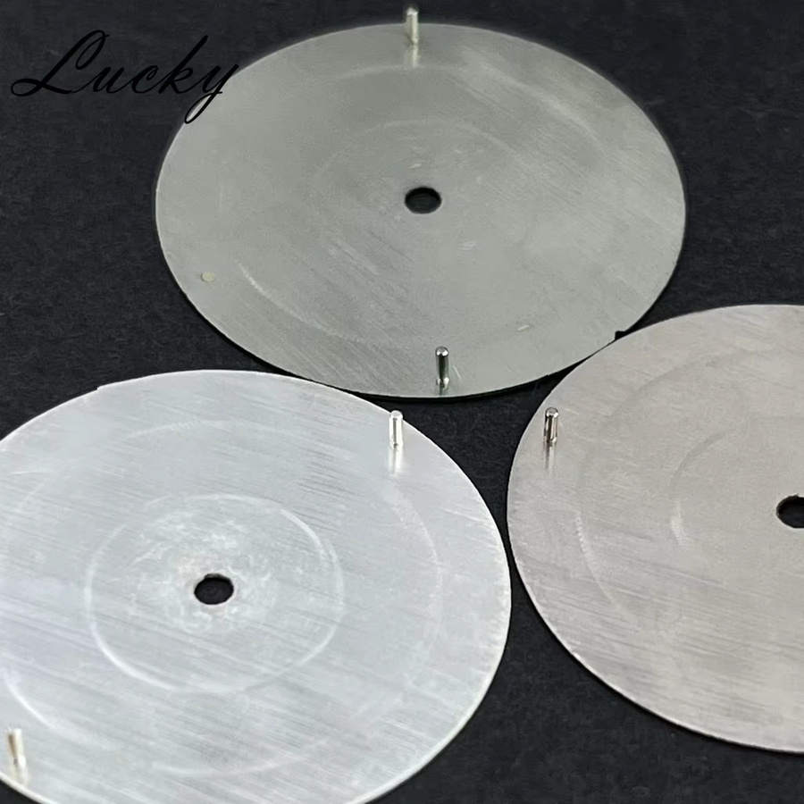 MUZHI Zifferblatt, 28,5 mm, Silber, einfarbig, gerades Korn-Zifferblatt - Bild 4