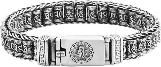 Wucifang Jewelry Armband, Silber, Perlen, 26cm, Unisex, grau - Bild 1