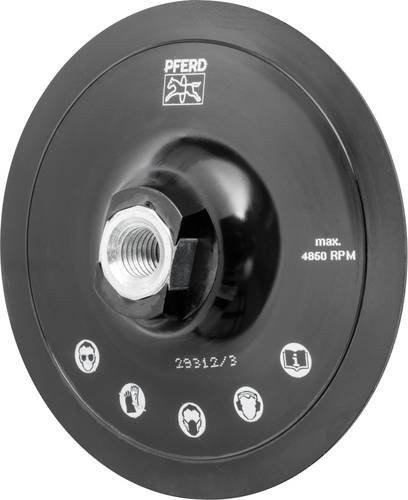PFERD Klettrondenhalter KRH 125 M14 in Schwarz, Durchmesser: 125 mm - Bild 1