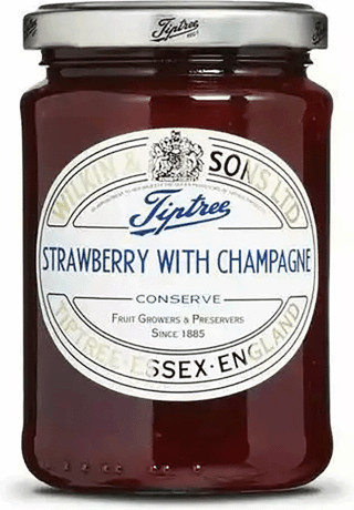 Wilkin and Sons Erdbeer-Konfitüre extra mit Champagner 340 g - Bild 1