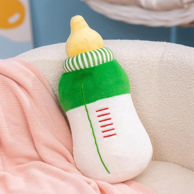 Yiran toy Kawaii Lächeln Milchflasche Plüschtier, weiche Baumwolle, bunt/mehrfarbig - Bild 1