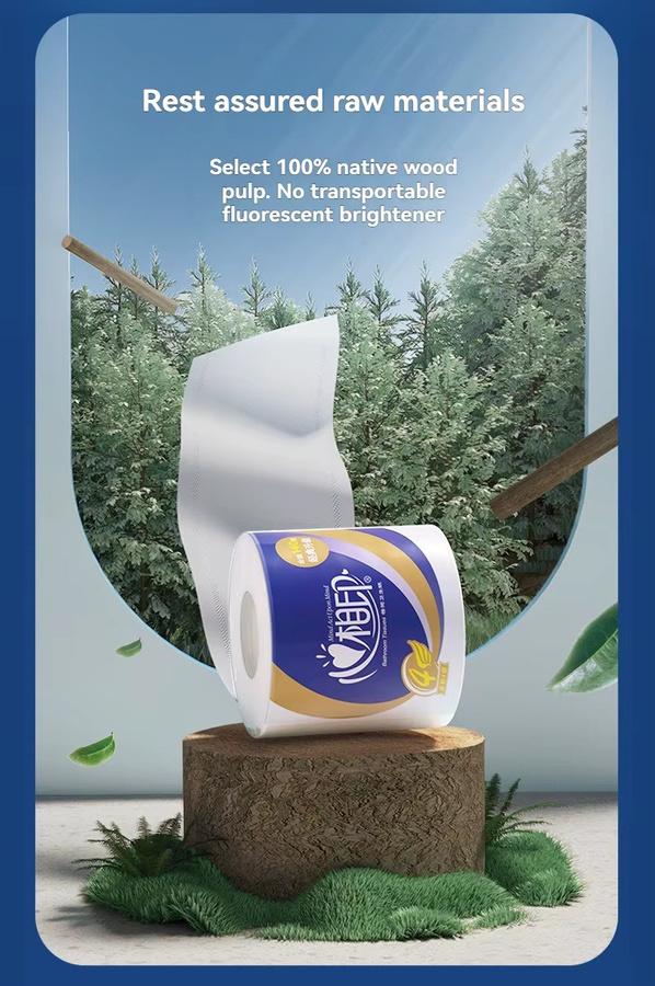 10er Pack Haushaltspapier Rollen in Weiß, vierlagiges Küchenpapier mit extra dickem Kern - Bild 5