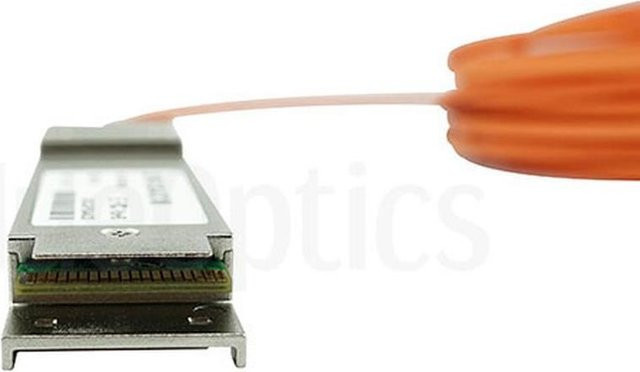 Extreme Networks Kompatibles BlueOptics Aktives Optisches Kabel (AOC) QSFP 40GBASE-SR4 Ethernet/LAN Infiniband FDR10, Farbe: Orange, Länge: 3 Meter - Bild 1