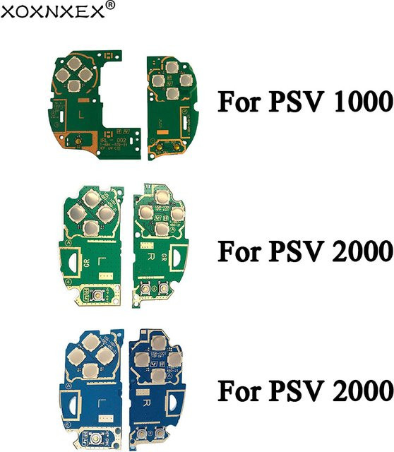 Sony PlayStation Vita Ersatz-Tastatur Start Select Circuit Button Board für PSV 1000 und PSV 2000 in Grün - Bild 1
