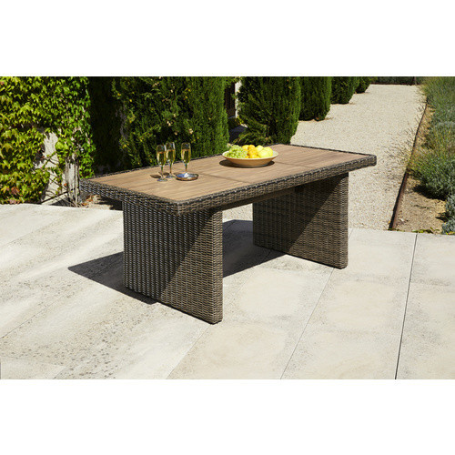 MERXX Gartentisch Toskana aus Akazienholz in Beige, B/T/H: 185 x 90 x 75 cm - Bild 5