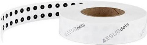 Aesub AESUBdots 3D Marker Points Targets in Weiß, Durchmesser: 1,5 mm, 6000 Stück, AESD001 - Bild 1