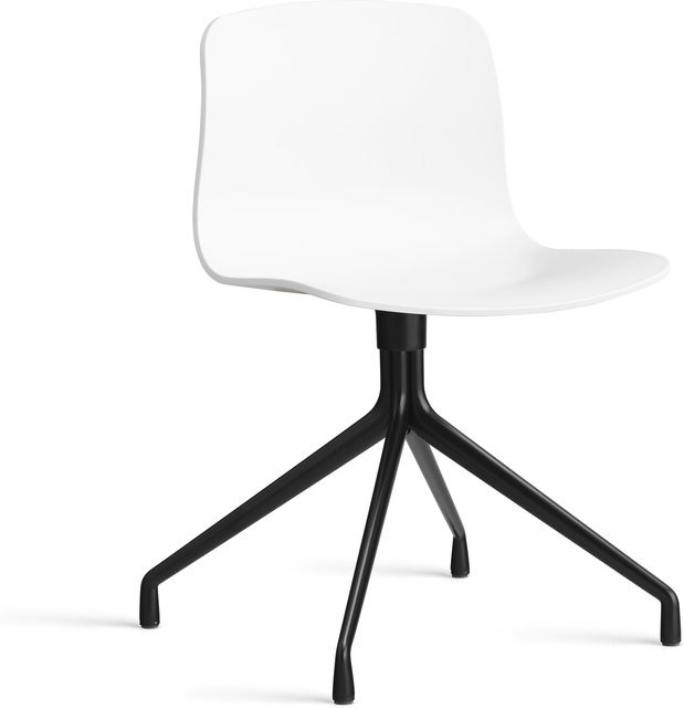 HAY About A Chair AAC 10 Drehstuhl aus Kunststoff in Weiß - Bild 1