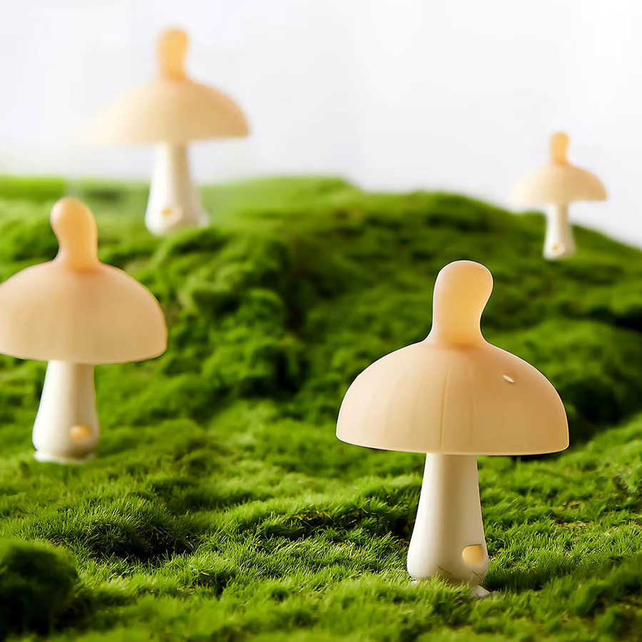 Beißspielzeug Pilz aus Silikon für Säuglinge in Beige mit Etui - Bild 2