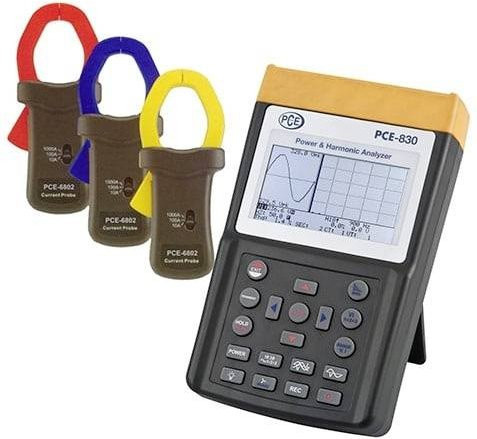 PCE Instruments PCE-830-2 Netz-Analysegerät in Schwarz - Bild 1
