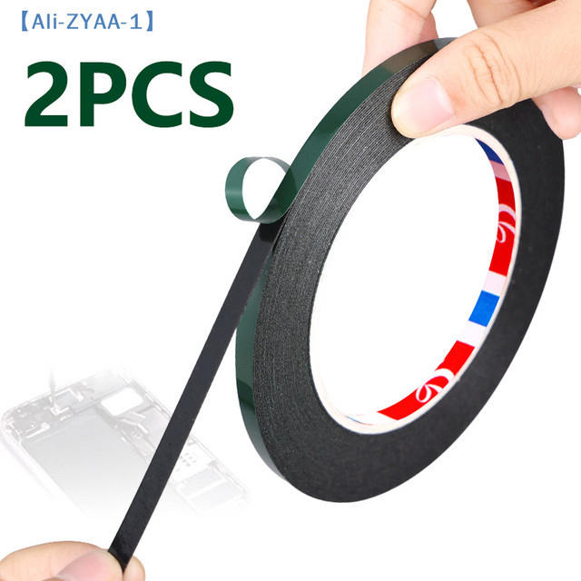 ZYAA-1 Doppelseitiges Schaumstoff-Klebeband in Schwarz, 2 Stück à 10 Meter, Stärken 2 mm, 3 mm oder 4 mm, ideal für LCD-Bildschirme und rahmenlose oder gebogene Fernsehbildschirme - Bild 1